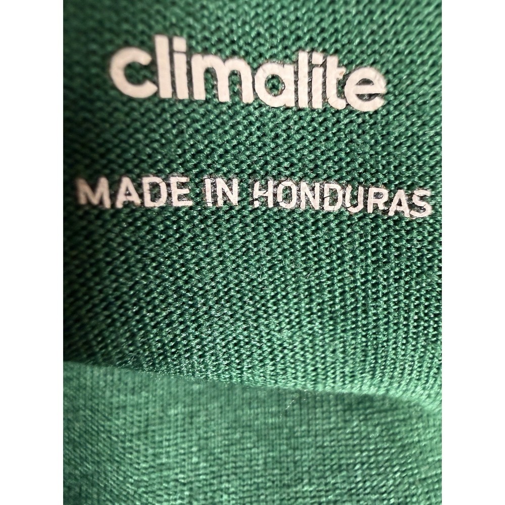 Miami Hurricanes Adidas Green Climalite Performance Baseball T-Shirt Size XL - Picture 3 of 9